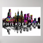 Philadelphia, Pennsylvania in graffiti Poster (Voorkant)