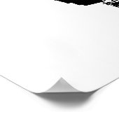 Philadelphia, Pennsylvania in zwart-wit Poster (Hoek)