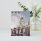 Philadelphia Pennsylvania Independence Hall Travel Briefkaart (Staand voorkant)