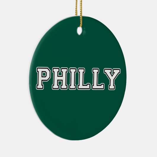 Philadelphia Pennsylvania Keramisch Ornament (Rechts)