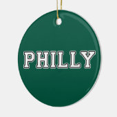 Philadelphia Pennsylvania Keramisch Ornament (Links)