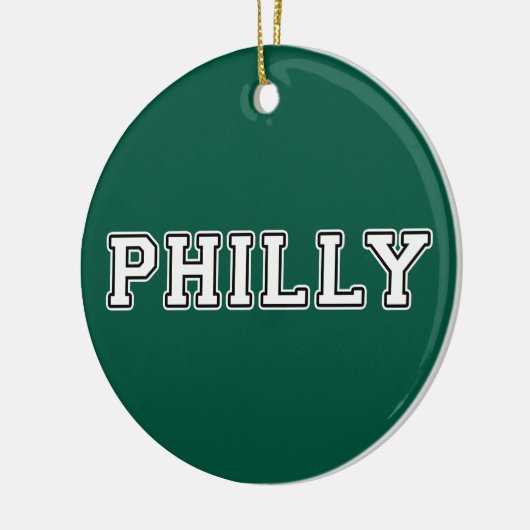 Philadelphia Pennsylvania Keramisch Ornament (Links)
