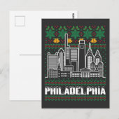 Philadelphia Pennsylvania Lelijke Kerstmis Briefkaart (Voorkant / Achterkant)