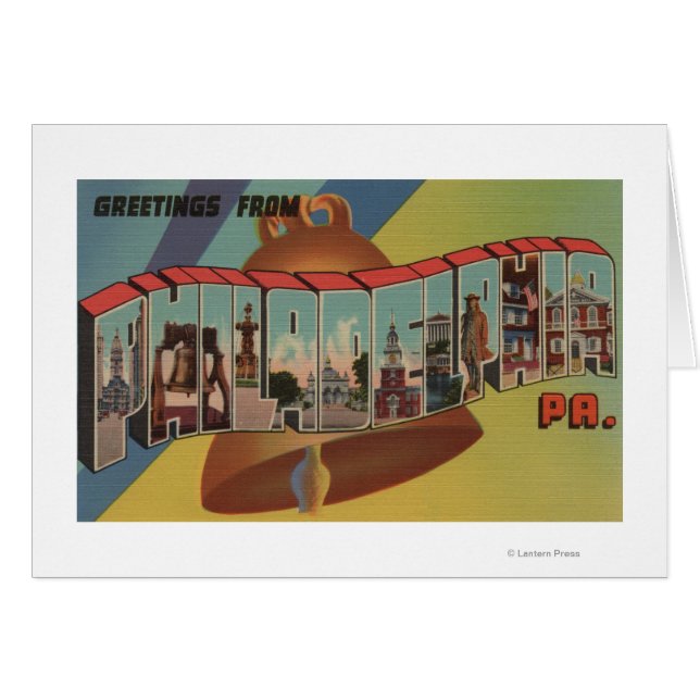 Philadelphia, Pennsylvania (Liberty Bell) (Voorkant Horizontaal)