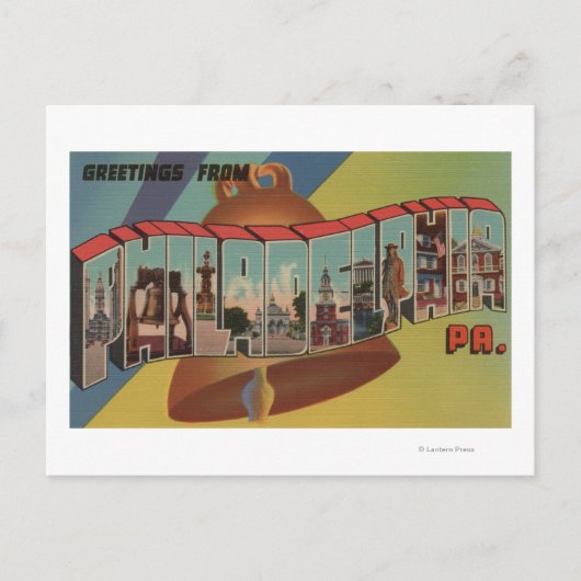 Philadelphia, Pennsylvania (Liberty Bell) Briefkaart (Voorkant)