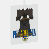 Philadelphia Pennsylvania Liberty Bell Ornament (Voorkant Rechts)