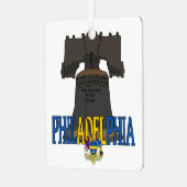 Philadelphia Pennsylvania Liberty Bell Ornament (Voorkant links)