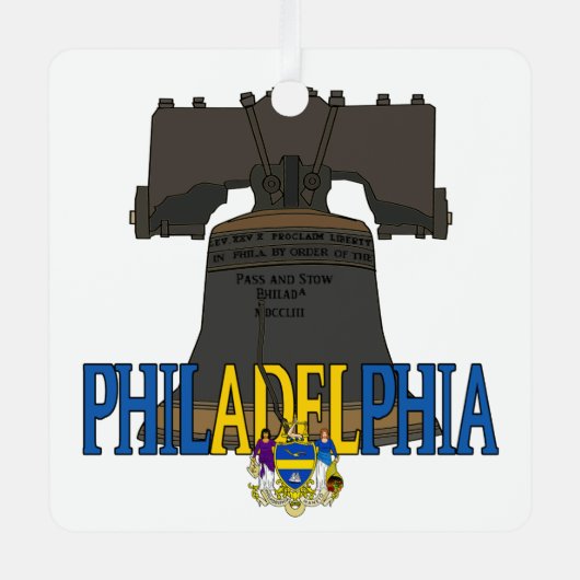 Philadelphia Pennsylvania Liberty Bell Ornament (Voorkant)