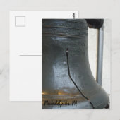 Philadelphia Pennsylvania Liberty Bell Souvenir Briefkaart (Voorkant / Achterkant)