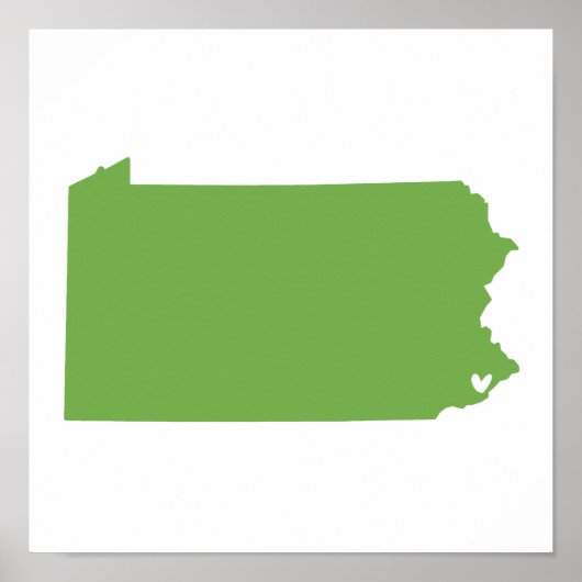 Philadelphia, Pennsylvania Love Poster (Voorkant)