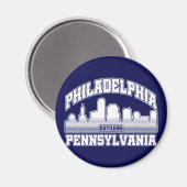 Philadelphia, Pennsylvania Magneet (Voorkant / Achterkant)