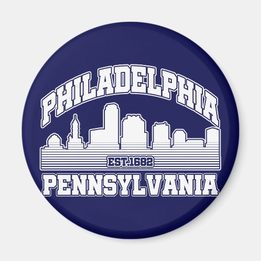 Philadelphia, Pennsylvania Magneet (Voorkant)