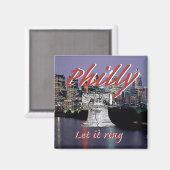 Philadelphia Pennsylvania Magnet (Voorkant / Achterkant)