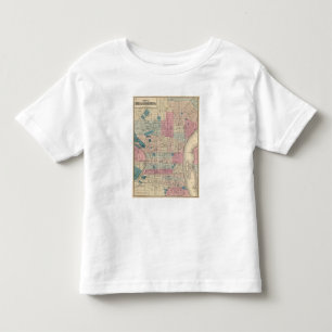 Philadelphia, Pennsylvania Map Kinder Shirts