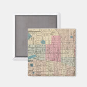 Philadelphia, Pennsylvania Map Magneet (Voorkant / Achterkant)