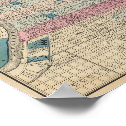 Philadelphia, Pennsylvania Map Poster (Hoek)