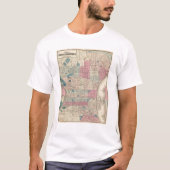 Philadelphia, Pennsylvania Map T-shirt (Voorkant)