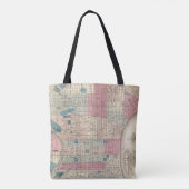Philadelphia, Pennsylvania Map Tote Bag (Achterkant)