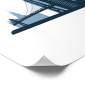 Philadelphia, Pennsylvania | Monochromatische stad Poster (Hoek)