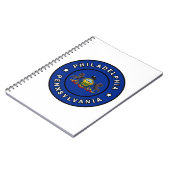 Philadelphia Pennsylvania Notitieboek (Linkerzijde)