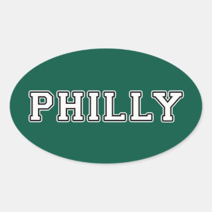 Philadelphia Pennsylvania Ovale Sticker