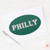 Philadelphia Pennsylvania Ovale Sticker (Envelop)