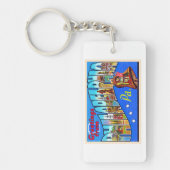 Philadelphia Pennsylvania PA Large Letter Briefkaa Sleutelhanger (Voorkant)