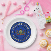 Philadelphia Pennsylvania Papieren Bordje (Feest)