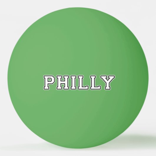 Philadelphia Pennsylvania Pingpongbal (Voorkant)