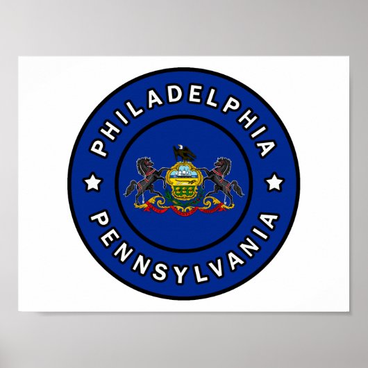 Philadelphia Pennsylvania Poster (Voorkant)