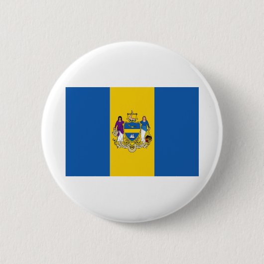 Philadelphia Pennsylvania Ronde Button 5,7 Cm (Voorkant)