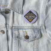 Philadelphia Pennsylvania Ronde Button 5,7 Cm (In situ)