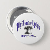Philadelphia Pennsylvania Ronde Button 7,6 Cm (Voorkant /achterkant)