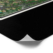 Philadelphia Pennsylvania Satellite Poster Map (Hoek)