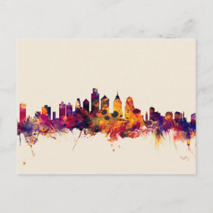 Philadelphia Pennsylvania Skyline Briefkaart