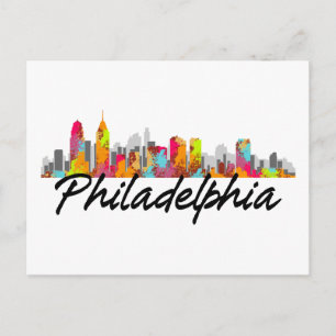 Philadelphia Pennsylvania Skyline Briefkaart