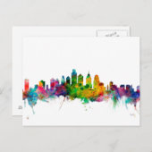 Philadelphia Pennsylvania Skyline Briefkaart (Voorkant / Achterkant)