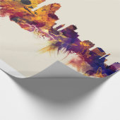 Philadelphia Pennsylvania Skyline Cadeaupapier (Hoek)