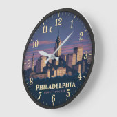 Philadelphia Pennsylvania Skyline Grote Klok (Hoek)