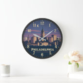 Philadelphia Pennsylvania Skyline Grote Klok (Huis)