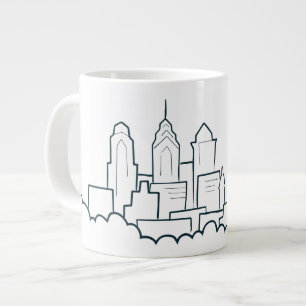 Philadelphia Pennsylvania Skyline Grote Koffiekop
