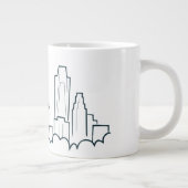 Philadelphia Pennsylvania Skyline Grote Koffiekop (Rechts)