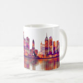 Philadelphia Pennsylvania Skyline Koffiemok (Voorkant rechts)