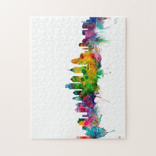 Philadelphia Pennsylvania Skyline Legpuzzel (Verticaal)