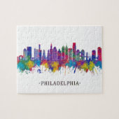 Philadelphia Pennsylvania Skyline Legpuzzel (Horizontaal)