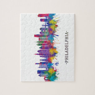 Philadelphia Pennsylvania Skyline Legpuzzel