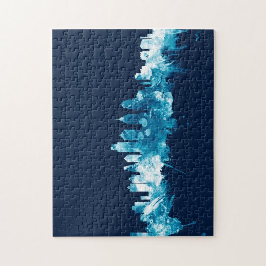 Philadelphia Pennsylvania Skyline Legpuzzel (Verticaal)