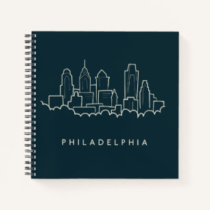 Philadelphia Pennsylvania Skyline Notitieboek