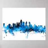 Philadelphia Pennsylvania Skyline Poster (Voorkant)
