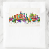 Philadelphia Pennsylvania Skyline Rechthoekige Sticker (Tas)